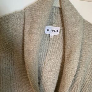 Olive and Oak poncho cardigan